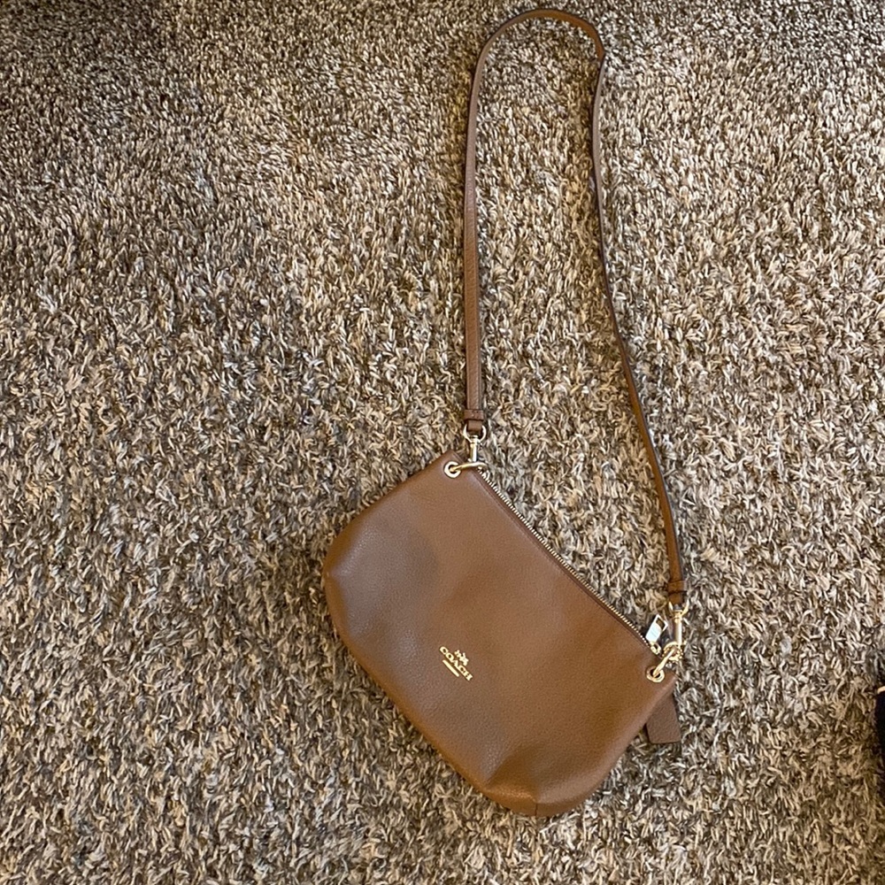 Coach Charley Crossbody in Pebble Leather Handbag Purse